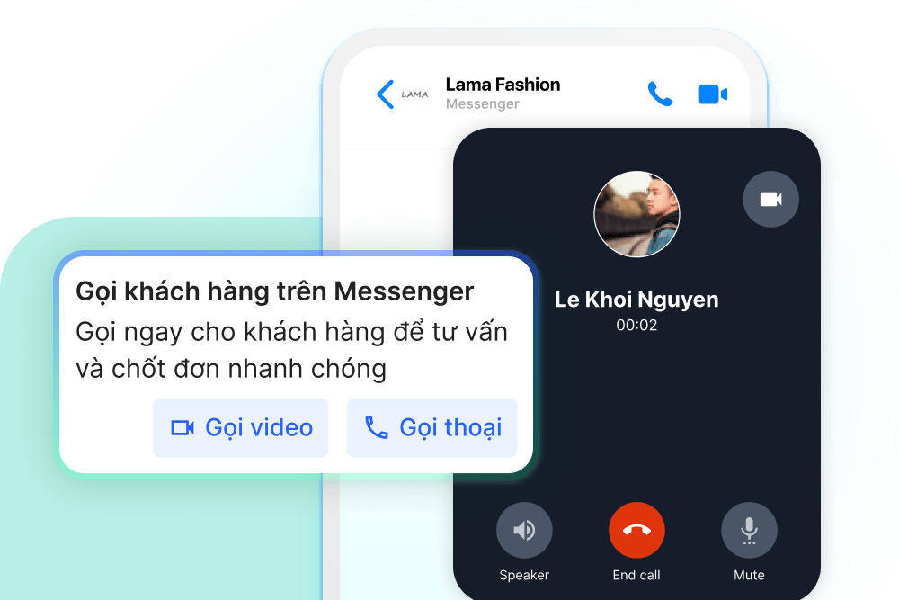 Nhân viên gọi điện trên Harasocial 