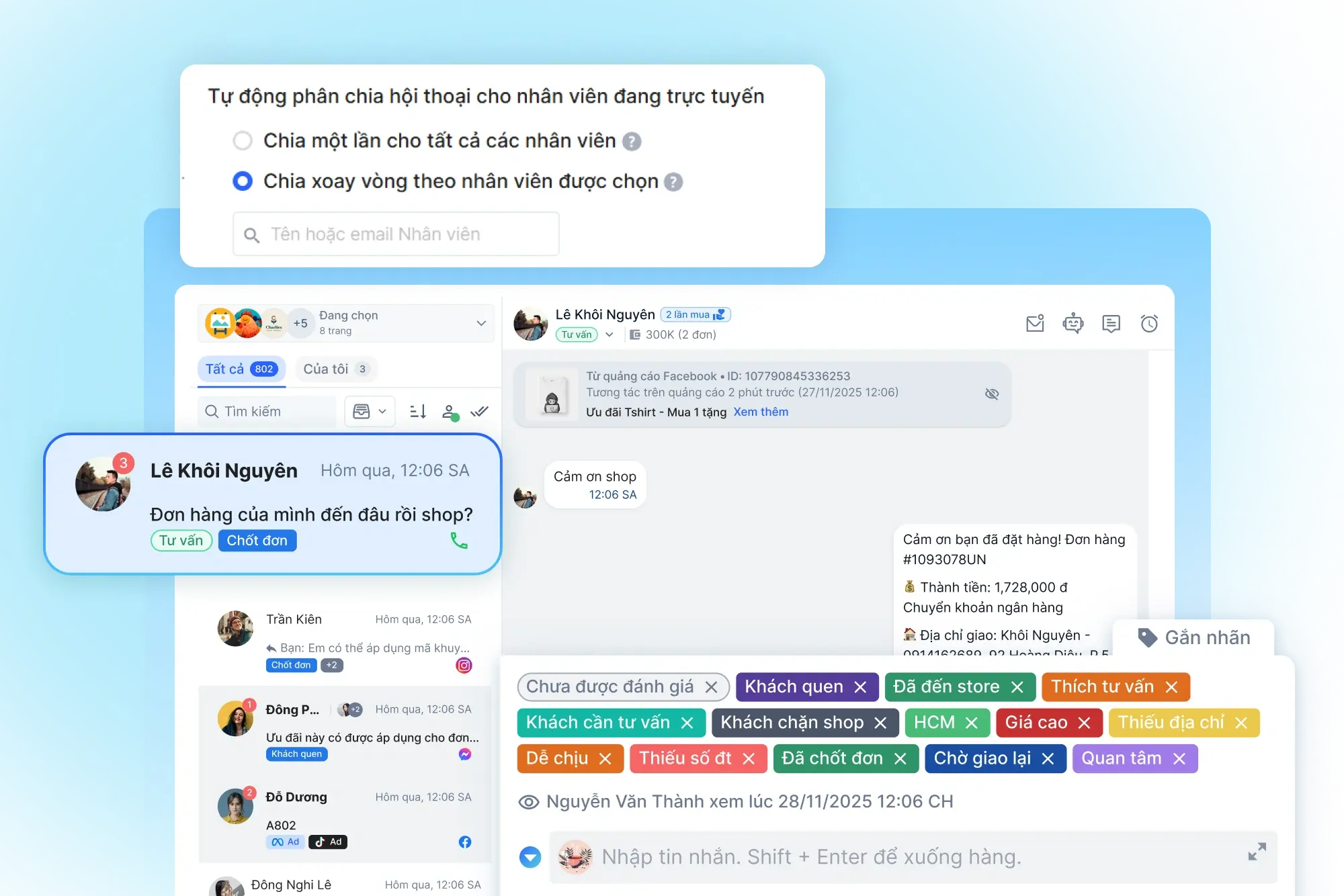 Tăng hiệu suất vận hành & giảm tải nhân sự