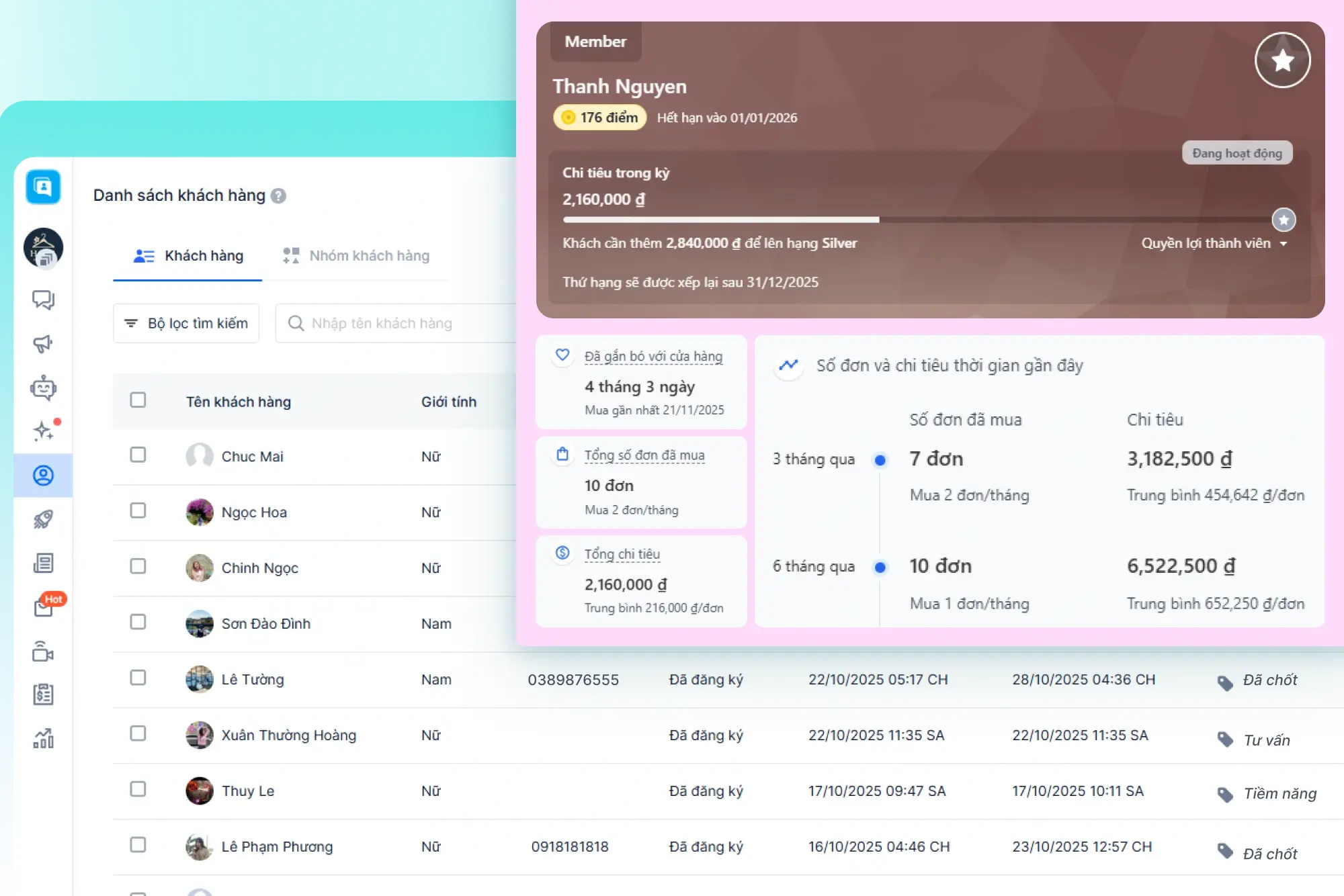 Lưu trữ và quản lý thông tin khách hàng