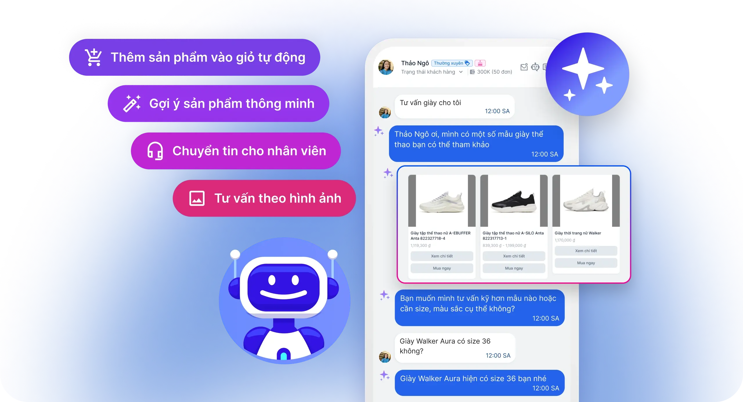 Tăng tỷ lệ chốt đơn, bán hàng tự động 24/7