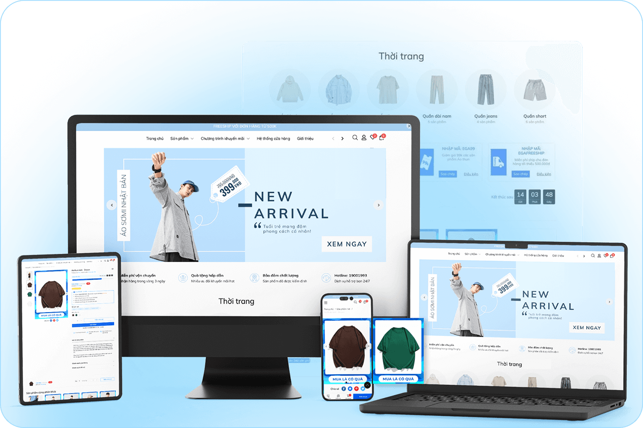 Haravan Website - Bán hàng dễ dàng trên website đa kênh.