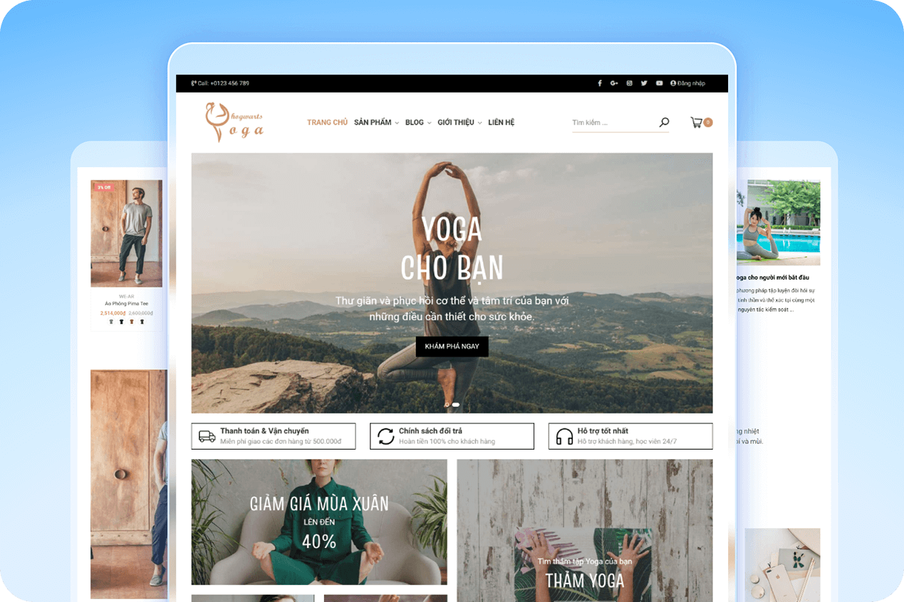 Giao diện đẹp, thẩm mỹ cao