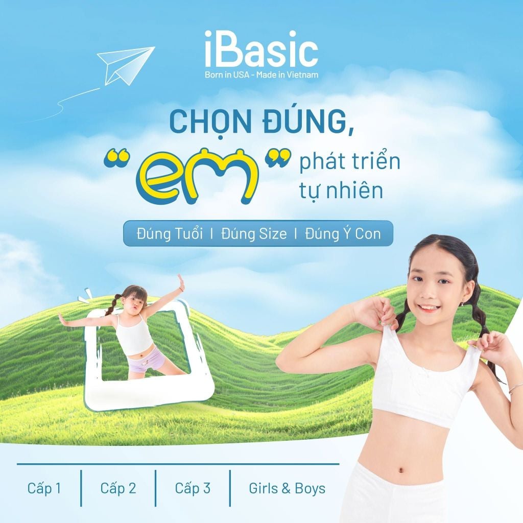 Cẩm nang chọn đồ lót cho bé gái và nữ sinh 6–19 tuổi