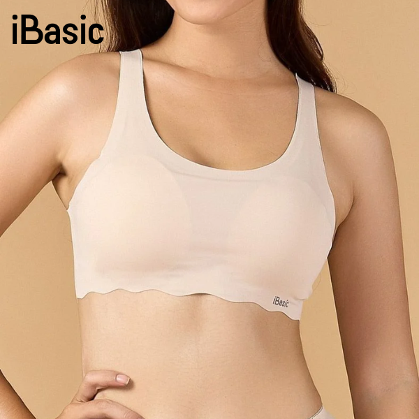 model wearing girls bra