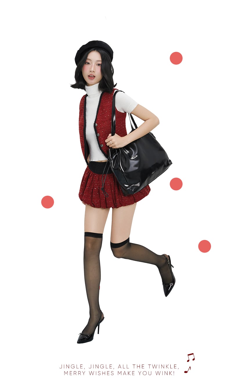 Túi Xách Lớn Tote Rút Dây
