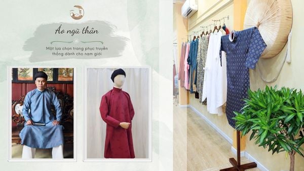 Áo ngũ thân - Một lựa chọn trang phục truyền thống dành cho nam giới