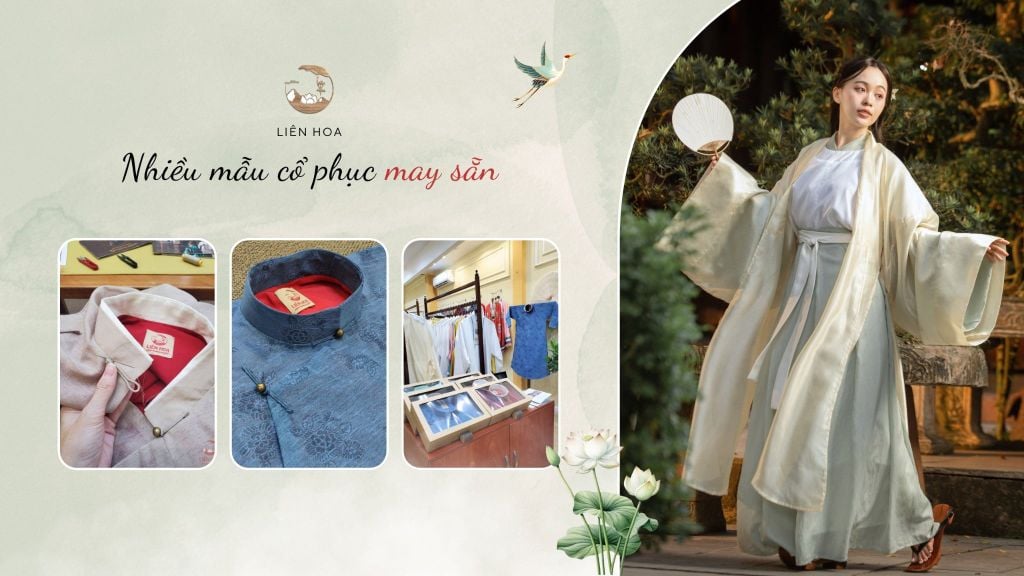 Cổ phục Việt Nam may sẵn