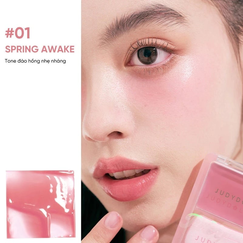 thegioiskinfood.com - Má Hồng Kem Căng Bóng Judydoll Glow Blush Balm 3g