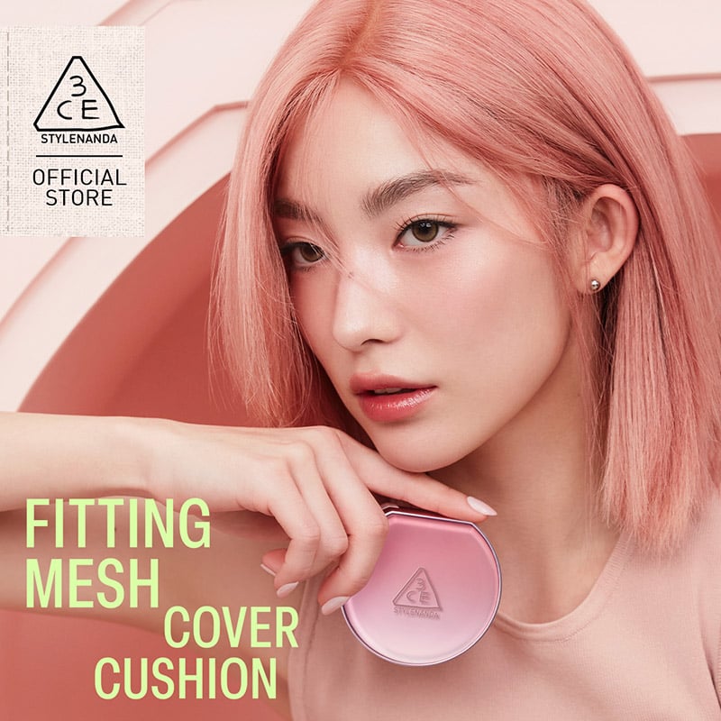 thegioiskinfood.com - Phấn Nước 3CE Giúp Da Sáng Tự Nhiên Fitting Mesh Cover Cushion 11g