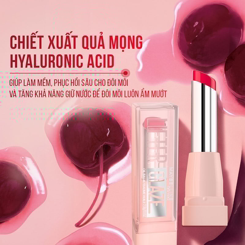 thegioiskinfood.com - Son Bóng Dưỡng Môi Maybelline Lifter Glaze Oil Balm 2.8g