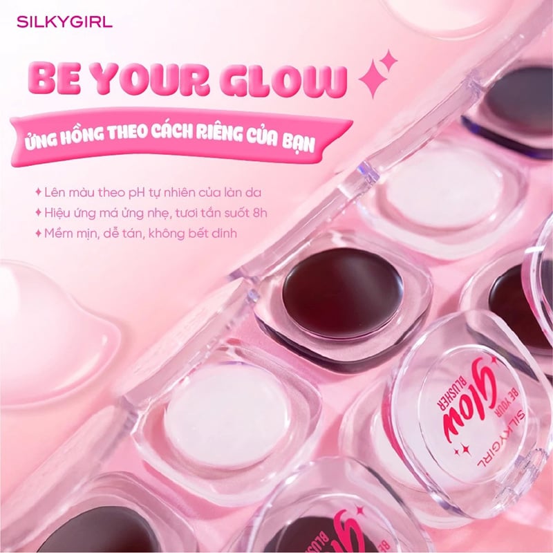 thegioiskinfood.com - Má Hồng Thạch Silkygirl Be Your Glow Blusher 4g