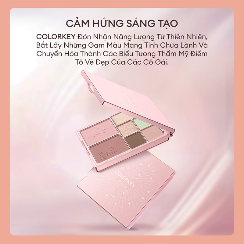 thegioiskinfood.com - Bảng Phấn Trang Điểm Đa Năng 7 Ô Màu Colorkey Embrace Nature Seven-Shade Makeup Palette