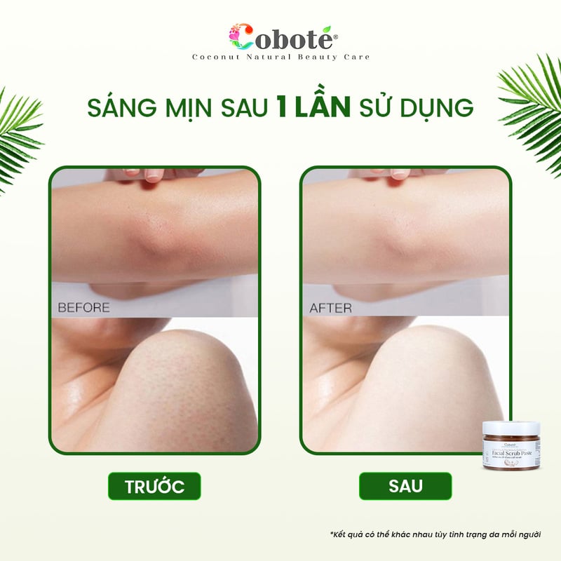 Tẩy Tế Bào Chết Cơ Thể Đường Nâu Sạch Mịn COBOTÉ Body Scrub Paste