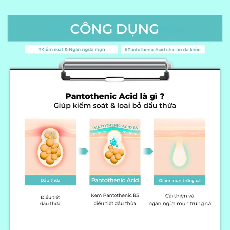 thegioiskinfood.com - Kem Dưỡng Làm Dịu Da, Hỗ Trợ Phục Hồi Da numbuzin No.1 Pantothenic B5 Active Soothing Cream 80ml