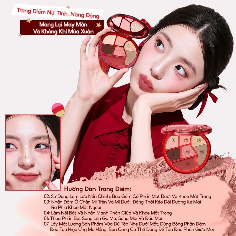 thegioiskinfood.com - Bảng Phấn Mắt Đa Năng 7 Trong 1 Tiện Lợi Colorkey Playful Color Multi Palette 04 13g