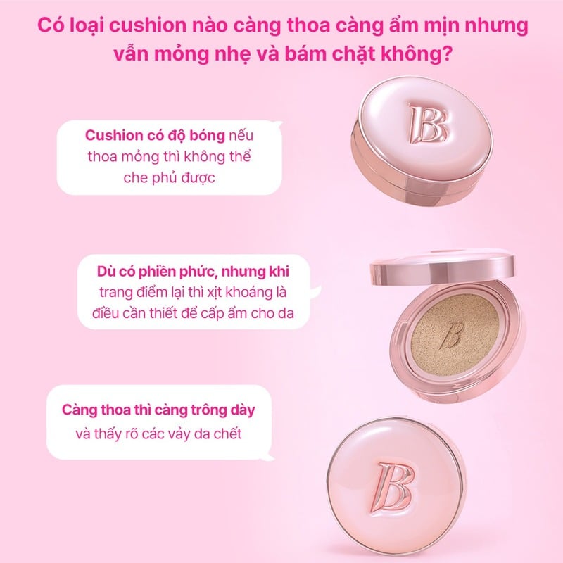 thegioiskinfood.com - Phấn Nước Mỏng Mịn Căng Bóng&nbsp;Banila Co Essence Skin Pink Cushion SPF50+ PA+++ 12g