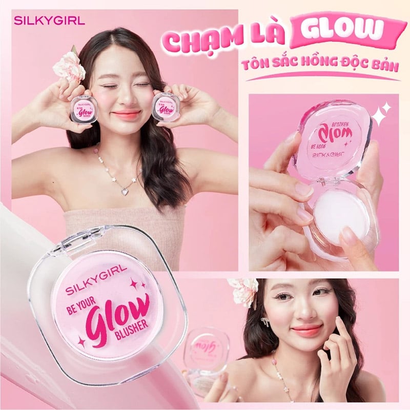 thegioiskinfood.com - Má Hồng Thạch Silkygirl Be Your Glow Blusher 4g