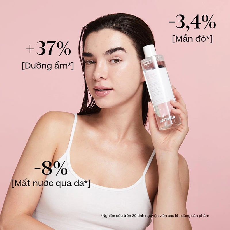 thegioiskinfood.com - Nước Tẩy Trang Làm Sạch Dịu Nhẹ Sensilis Micellar Water [AR] 400ml