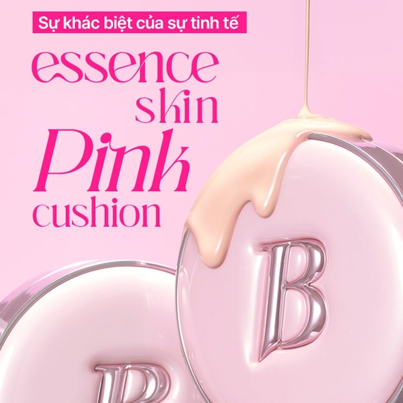 thegioiskinfood.com - Phấn Nước Mỏng Mịn Căng Bóng&nbsp;Banila Co Essence Skin Pink Cushion SPF50+ PA+++ 12g