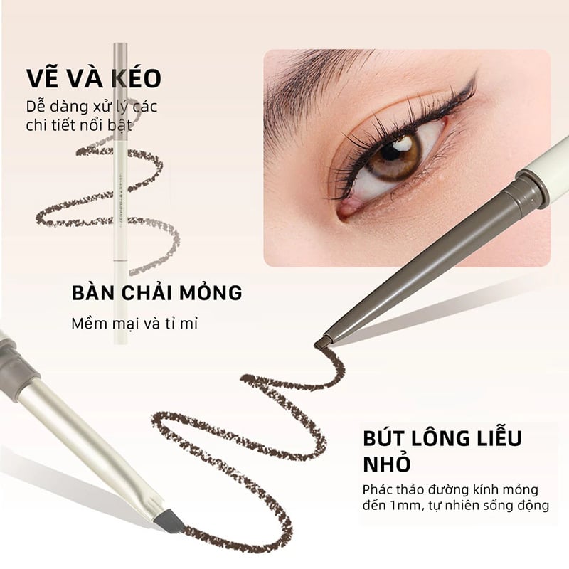 thegioiskinfood.com - Chì Kẻ Mắt Dạng Gel Lâu Trôi UKISS Fine Matte Sharping Gel Eyeliner 60mg