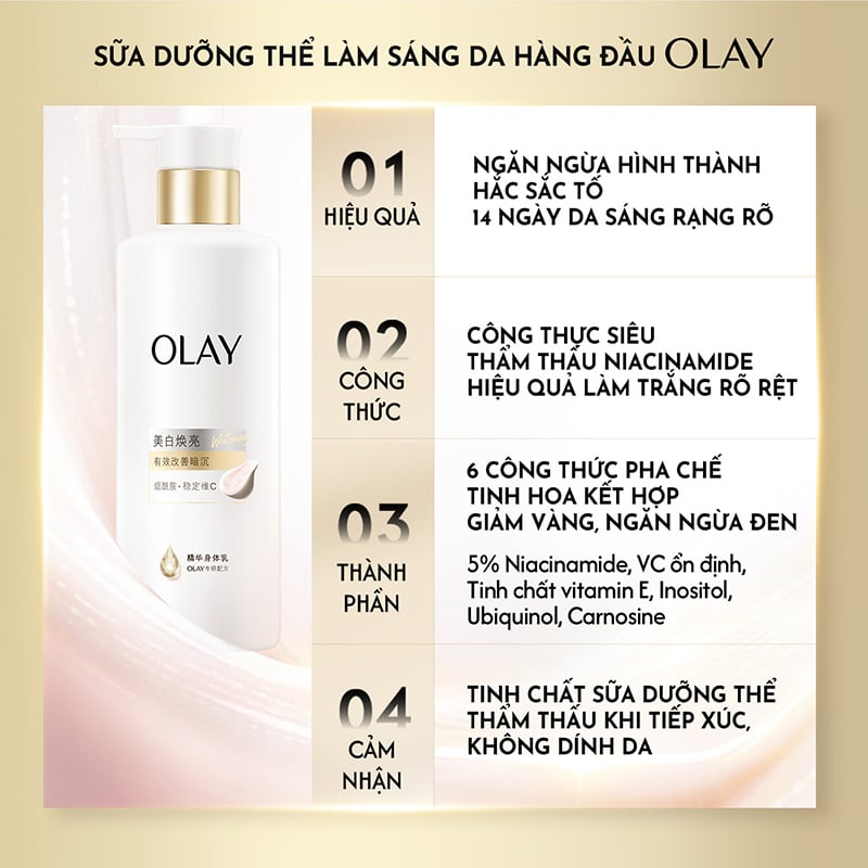 thegioiskinfood.com - Sữa Dưỡng Thể&nbsp;OLAY Body Cellscience Sáng Da 260g
