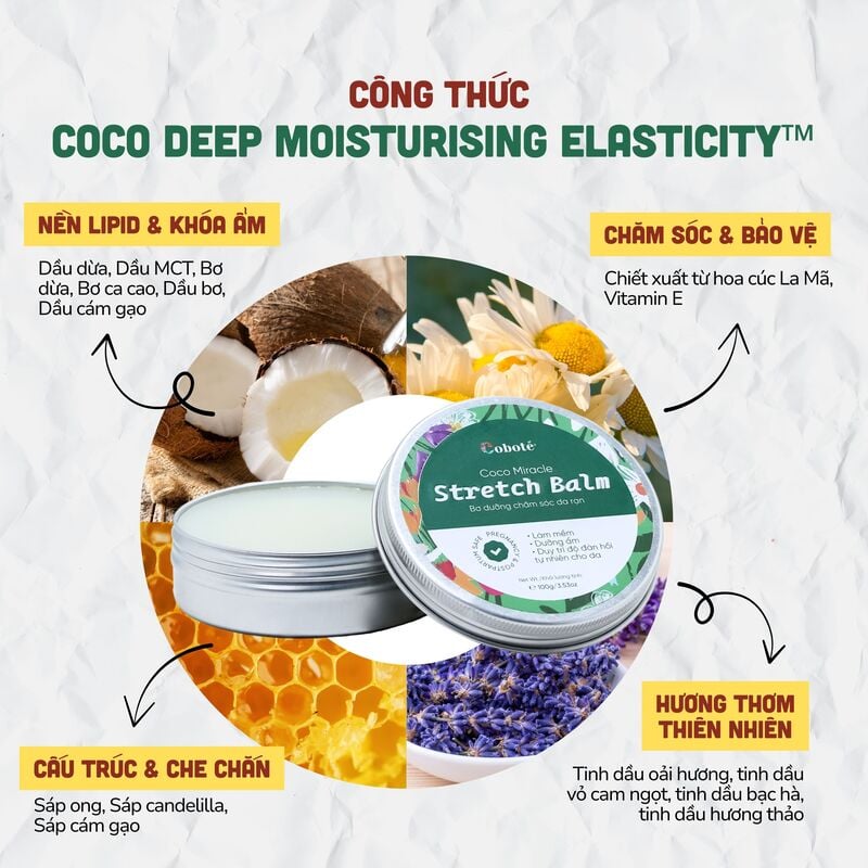 thegioiskinfood.com - Bơ Dưỡng Ngừa Rạn, Làm Mờ Rạn&nbsp;COBOTÉ Coco Miracle Stretch Balm