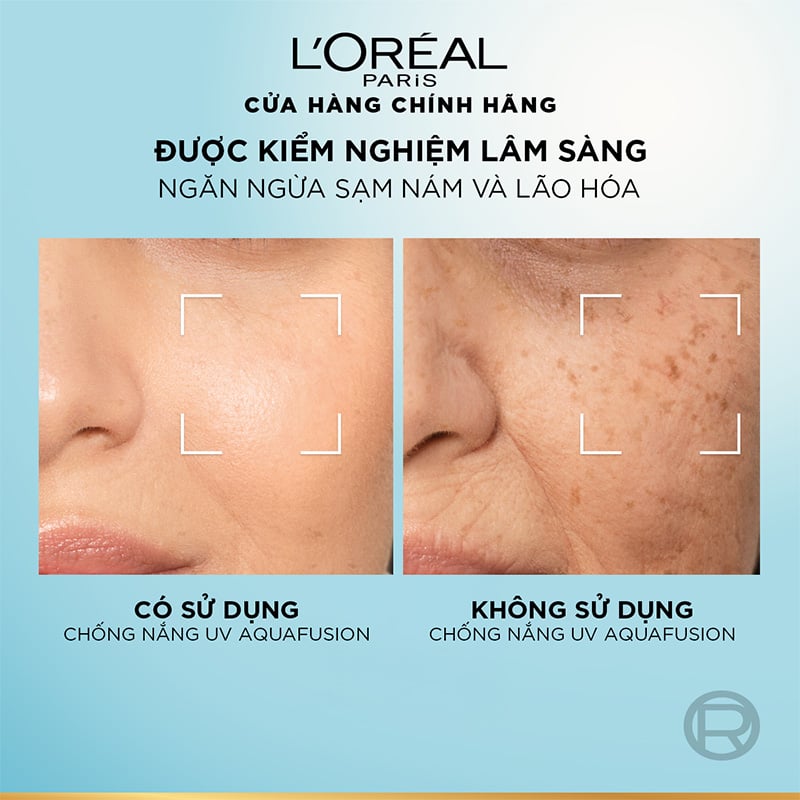 thegioiskinfood.com - L'oreal Uv Defender Aquafusion Daily Water Gel Sunscreen 50ml - Kem chống nắng mỏng tan như nước, dưỡng ẩm