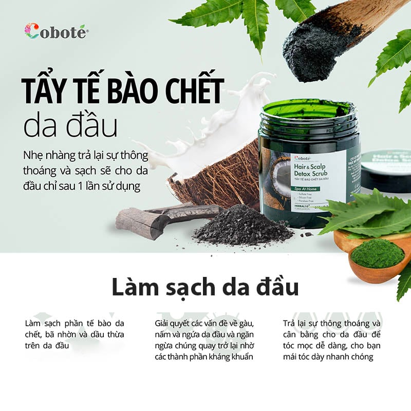 thegioiskinfood.com - Tẩy Tế Bào Chết Da Đầu COBOTÉ Hair & Scalp Detox Scrub