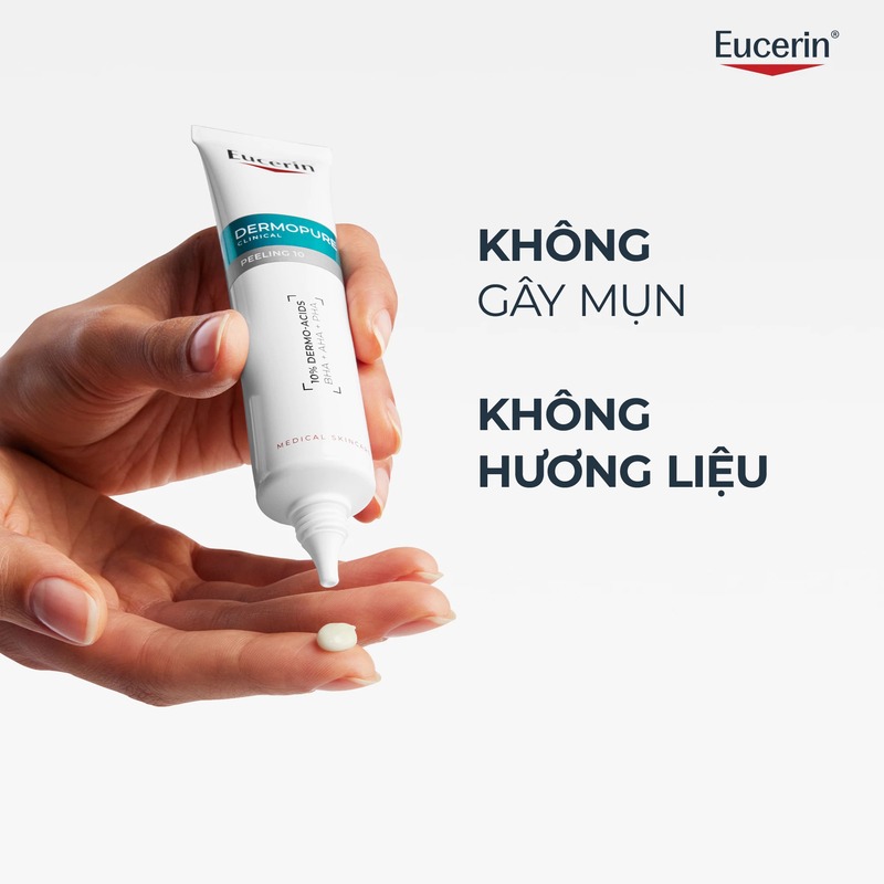 thegioiskinfood.com - Tinh Chất Eucerin Hỗ Trợ Giảm Mụn, Mờ Vết Thâm Eucerin Dermopure Clinical Peeling 10 40ml