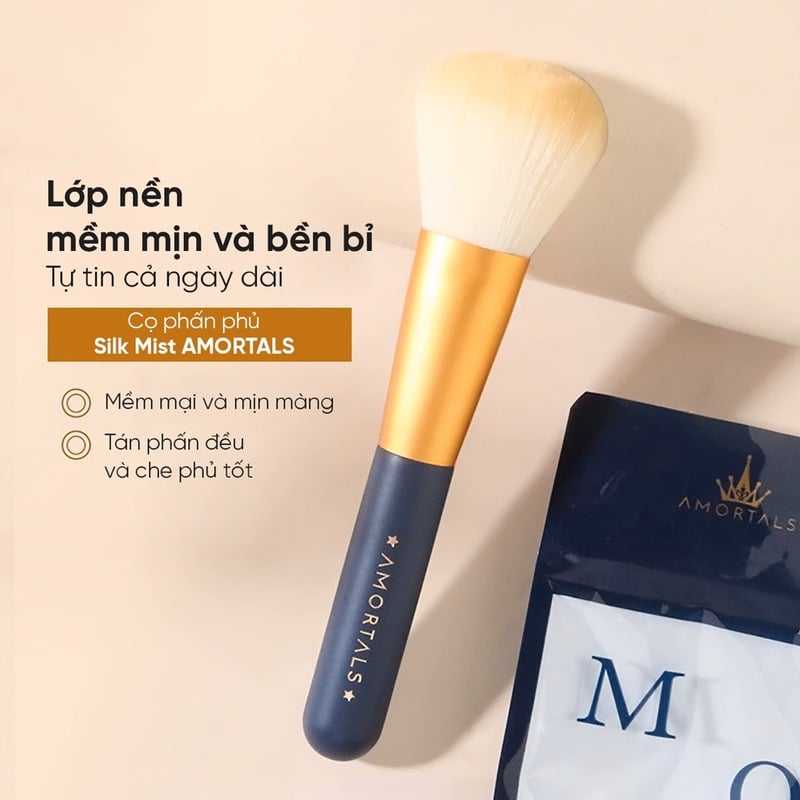 thegioiskinfood.com - Cọ Phấn Phủ Mềm Mịn Amortals Ultra-Fine Silk Mist Loose Powder Brush