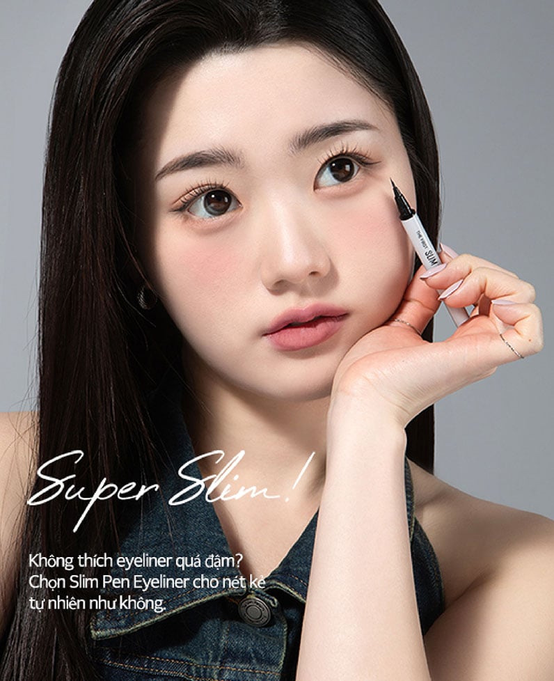 thegioiskinfood.com - Bút Kẻ Mắt Siêu Mảnh, Bền Màu, Lâu Trôi Merzy The First Slim Pen Eyeliner 0.45g