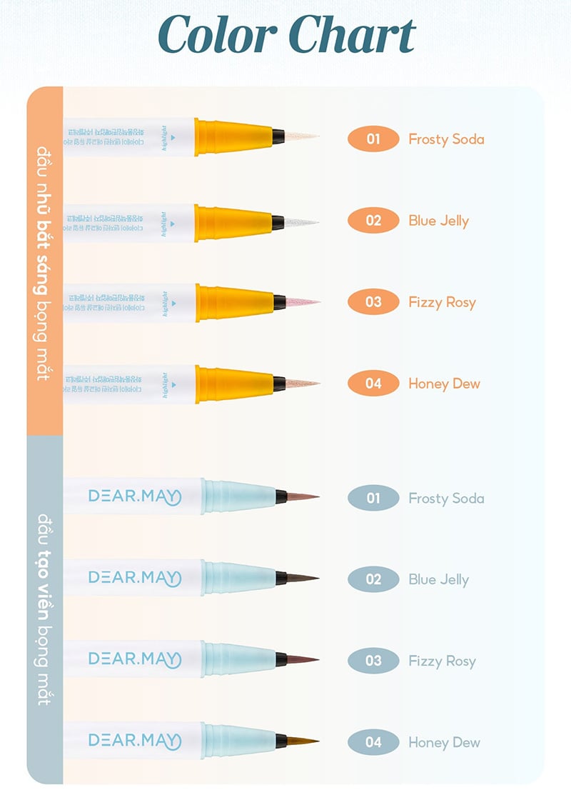 thegioiskinfood.com - Bút Kẻ Bọng Mắt Hai Đầu Dearmay Tangerine Aegyosal Dual Liner 0.5gx2
