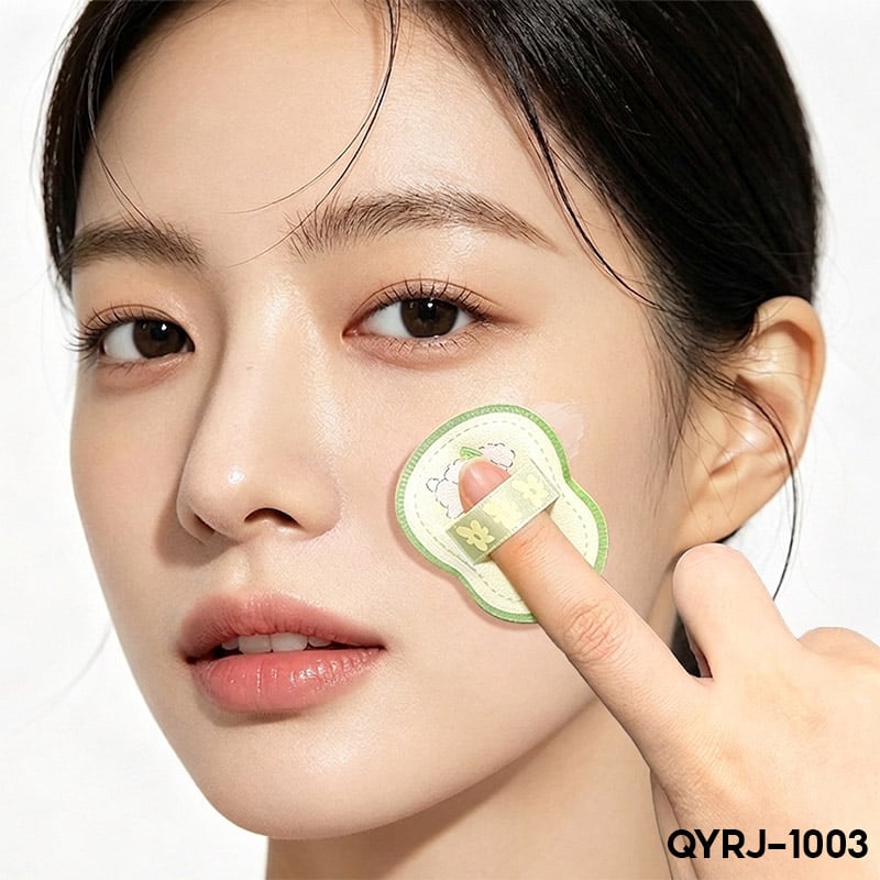 thegioiskinfood.com - Bông Mút Trang Điểm Mini Xỏ Ngón Tán Nền, Tán Má Hồng, Che Khuyết Điểm Idealful Makeup Foundation Puff