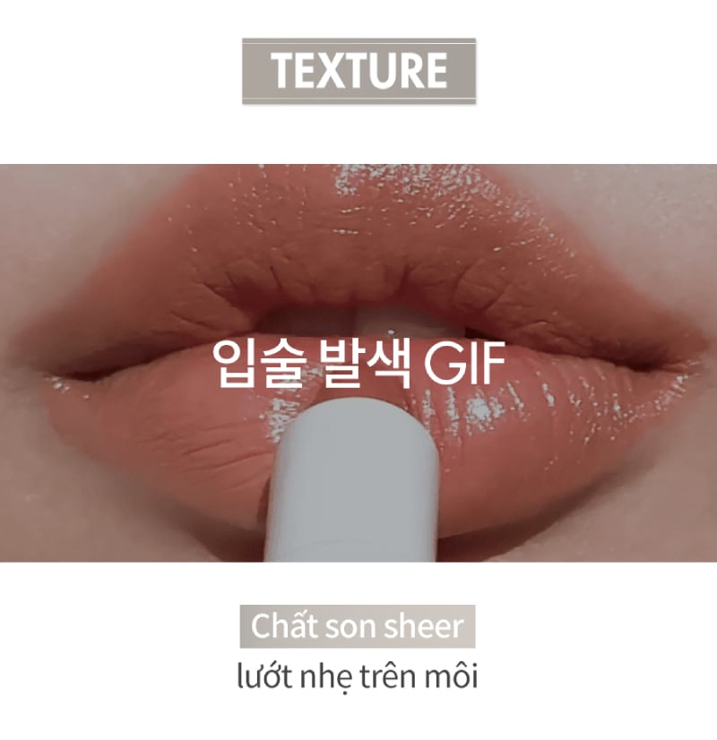 thegioiskinfood.com - Son Tint Bóng Căng Mọng Môi And By Romand Glassy Bomb Son Thỏi Mịn Môi And By Romand Sheery Color Stick 1,2g