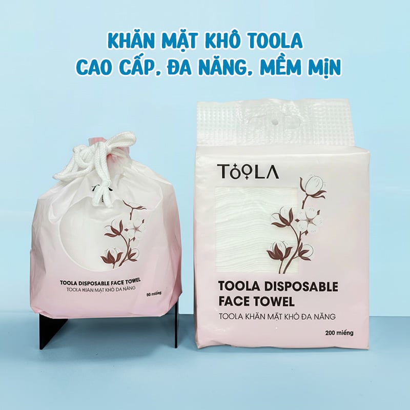 thegioiskinfood.com - Khăn Mặt Khô Đa Năng Cao Cấp, Mềm Mịn TOOLA Disposable Face Towel