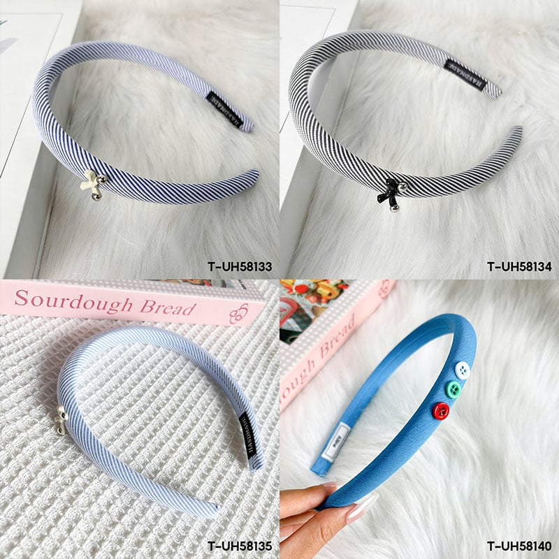 thegioiskinfood.com - Băng Đô Thời Trang Cài Tóc Bản Nhỏ, Thời Trang, Thanh Lịch, Nhiều Họa Tiết TOOLA