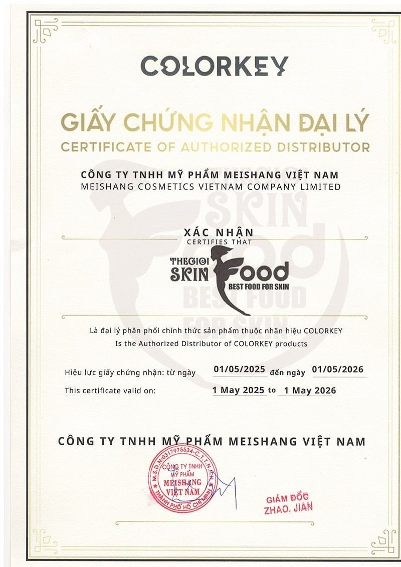 Thế Giới Skinfood - Đại lý phân phối chính hãng các sản phẩm Colorkey&nbsp;tại Việt Nam