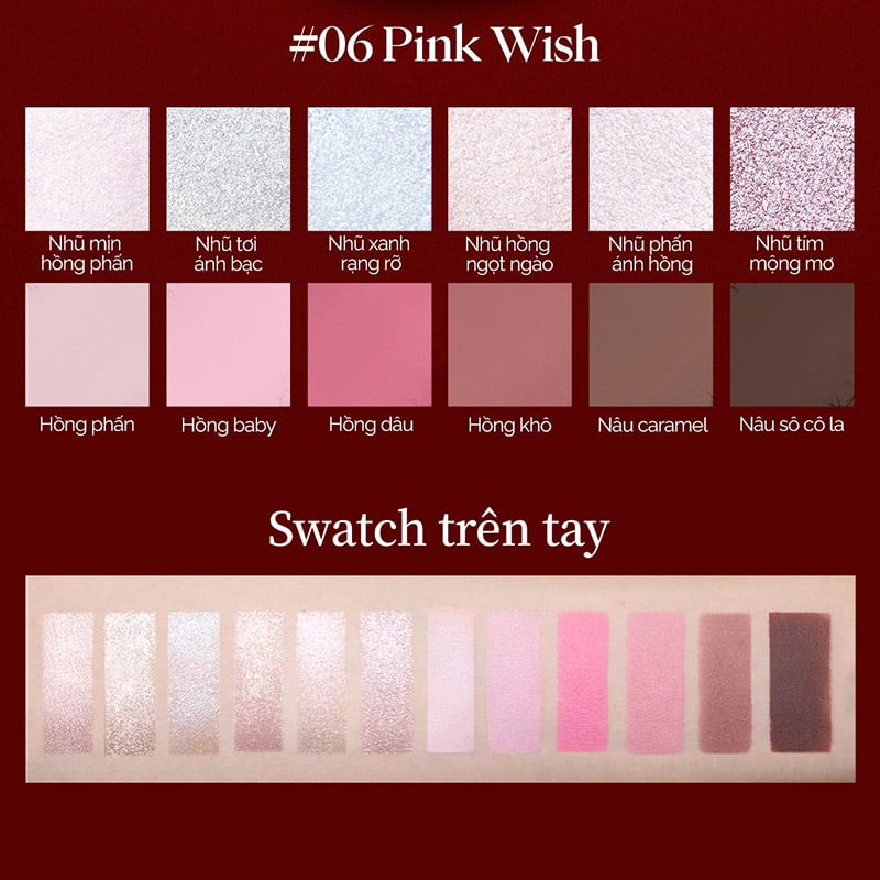 thegioiskinfood.com - Bảng Phấn Mắt 12 Ô Joocyee 12 Shades Eyeshadow Palette 14g