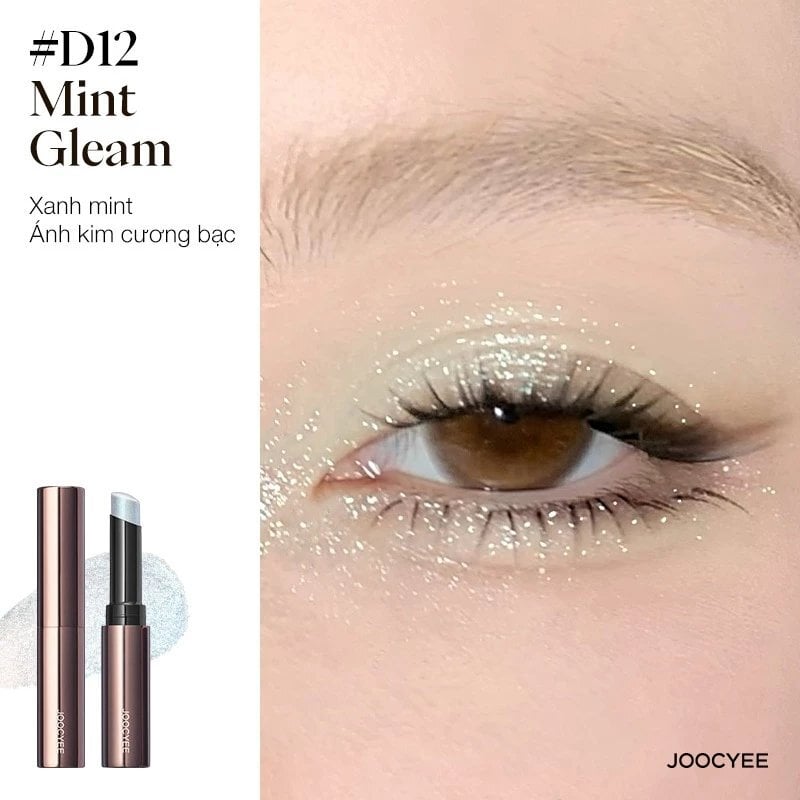 Thỏi Nhũ Mắt & Bắt Sáng Dạng Thạch Joocyee Jelly Eyeshadow Stick 2g #D12