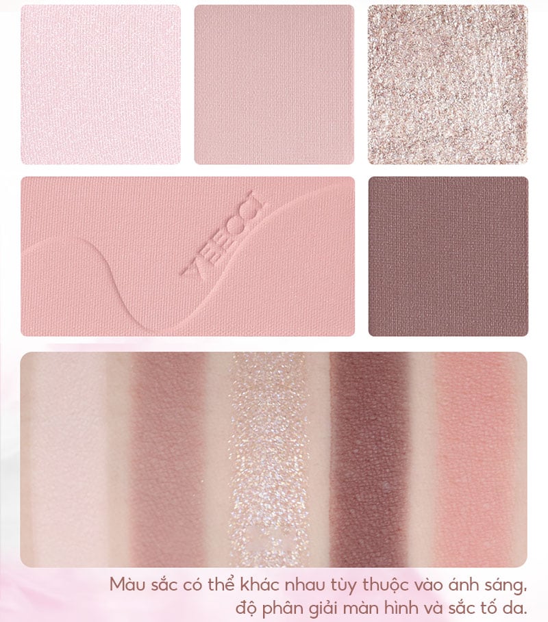 thegioiskinfood.com - Bảng Phấn Mắt 5 Ô Màu&nbsp;VEECCI Fantasy Dream 5-Color Eyeshadow Palette 5.2g