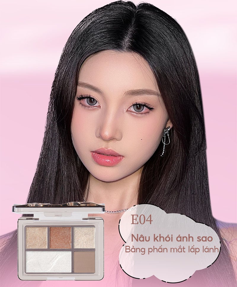 thegioiskinfood.com - Bảng Phấn Mắt 5 Ô Màu&nbsp;VEECCI Fantasy Dream 5-Color Eyeshadow Palette 5.2g