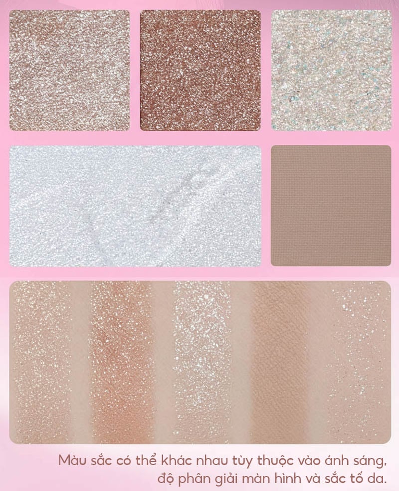 thegioiskinfood.com - Bảng Phấn Mắt 5 Ô Màu&nbsp;VEECCI Fantasy Dream 5-Color Eyeshadow Palette 5.2g