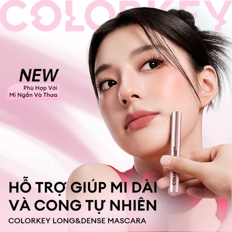 thegioiskinfood.com - Mascara Giúp Mi Dài & Cong Tự Nhiên Colorkey Mascara