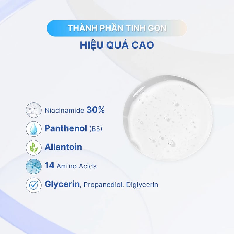 thegioiskinfood.com - Serum&nbsp;Hỗ Trợ Dưỡng Sáng, Đều Màu Da&nbsp;Shimbi Method Derma Serum Niacinamide 30% 30ml