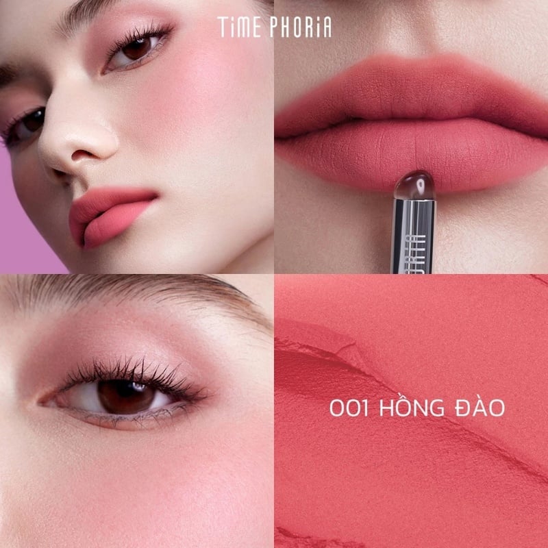 thegioiskinfood.com - Son & Má Hồng Kem Đa Năng Time Phoria Orbita Lip And Cheek Blurring Pot 4g