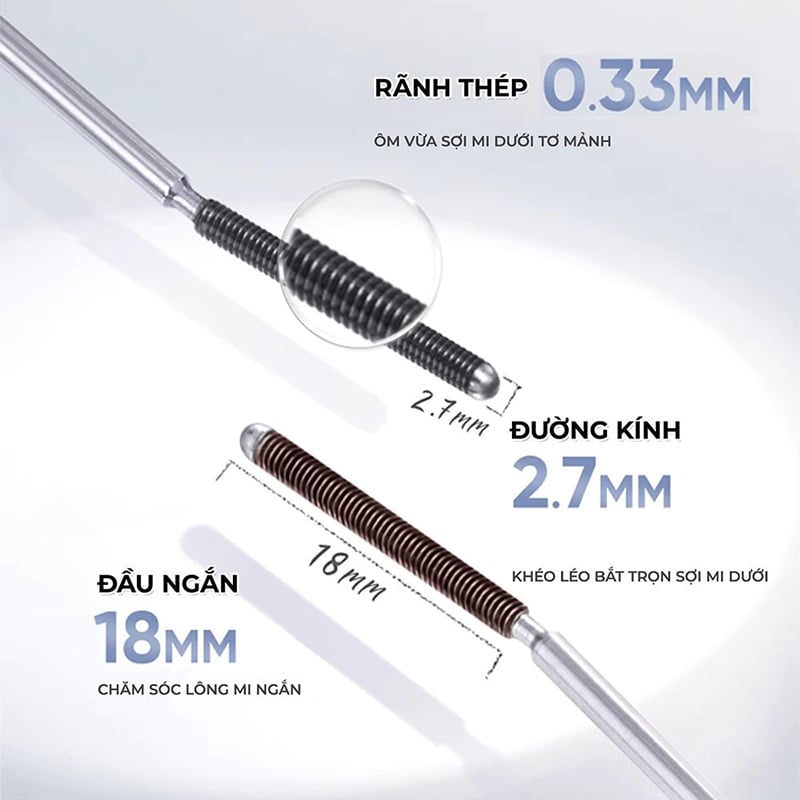 thegioiskinfood.com - Mascara Judydoll Làm Cong, Dài & Tơi Mi, Chống Nước Curling Iron Mascara 3g