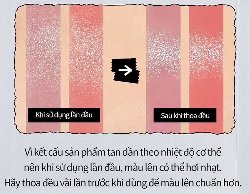 thegioiskinfood.com -  Son Dưỡng Romand Dạng Thỏi Có Màu Thuần Chay Dưỡng Ẩm Mềm Môi Glasting Melting Balm