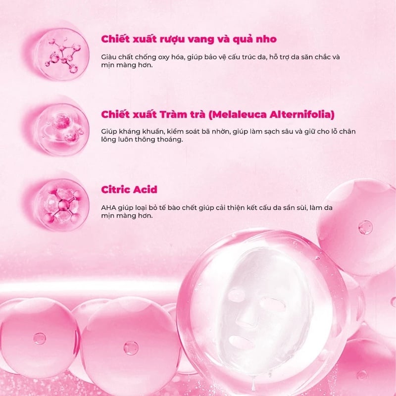 Mặt Nạ Miếng BNBG Dưỡng Ẩm, Hỗ Trợ Dưỡng Trắng, Cải Thiện Làn Da Hàn Quốc (Vitamin A, B, B3, E)
