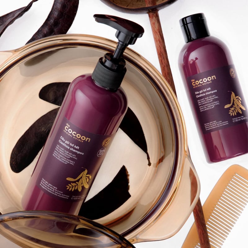 Dầu Gội Bồ Kết Cocoon Gleditsia Shampoo 500ml