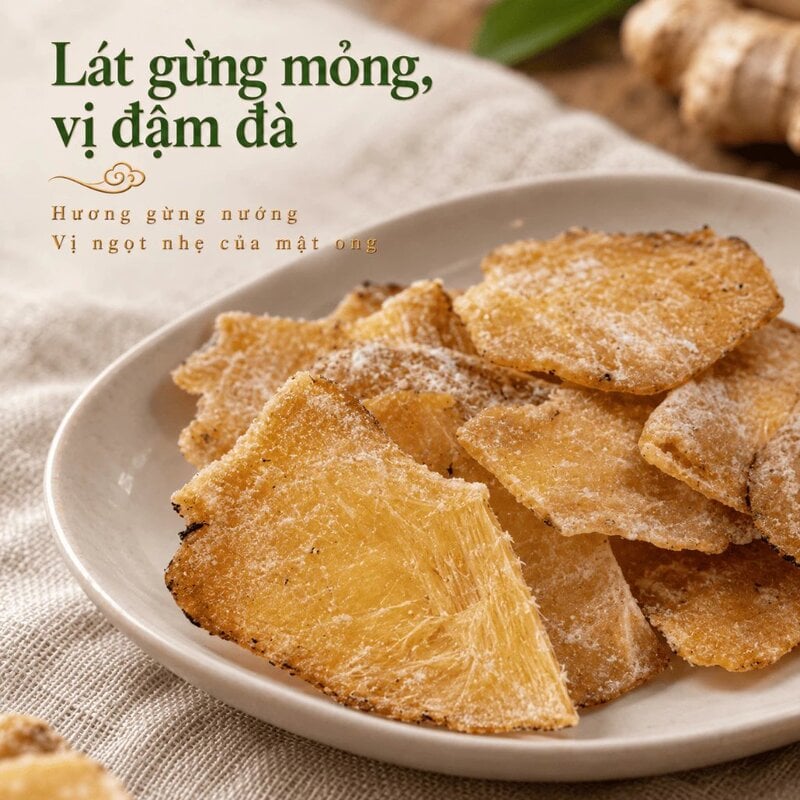 Hộp Gừng Nướng Nghệ Mật Ong Nam Xanh JSC 80g
